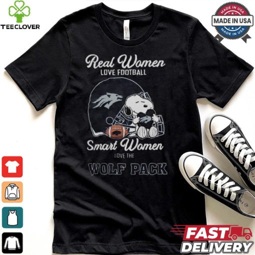 Nevada Wolf Pack x Snoopy Real Women Love Football Smart Women Helmet 2024 Shirt