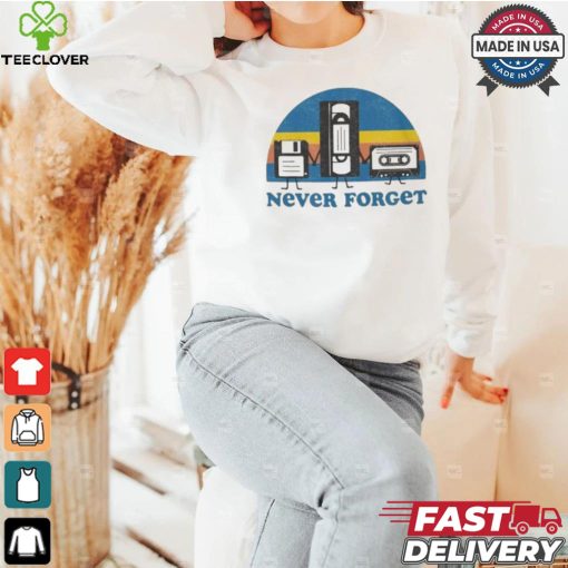 Never Forget Floppy Disk T shirt