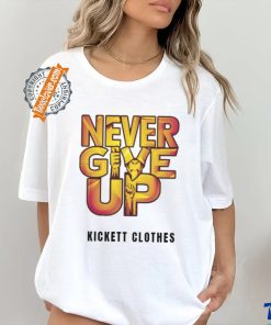 Never Give Up Over Size T Shirt