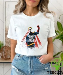 Never Meet Your Heroes Homelander Painting T Shirt