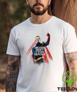 Never Meet Your Heroes Homelander Painting T Shirt