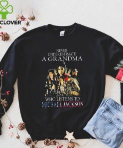Never Underestimate A Grandma Who Listens To Michael Jackson signatures shirt