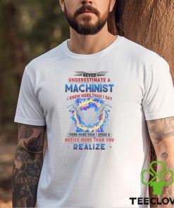 Never Underestimate A Machinist Shirt