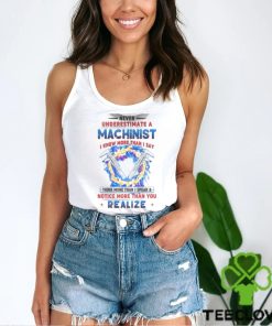 Never Underestimate A Machinist Shirt