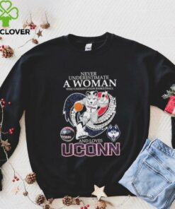 Never Underestimate A Nurse Who Understands Basketball And Loves Uconn Huskies Mascot Diamond Heart T shirts