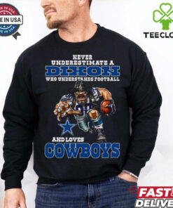 Never Underestimate A Who Understands Football And Loves Cowboys Shirt