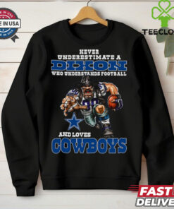 Never Underestimate A Who Understands Football And Loves Cowboys Shirt
