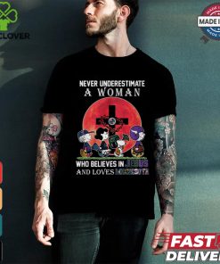 Never Underestimate A Woman Who Believes In Jesus And Loves Minnesota Shirt