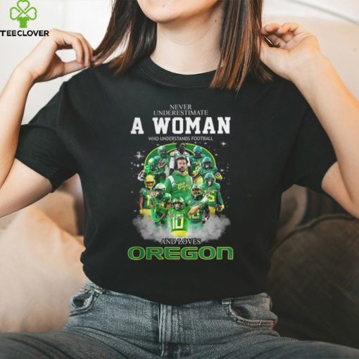 Never Underestimate A Woman Who Understand Football And Loves Or T Shirt