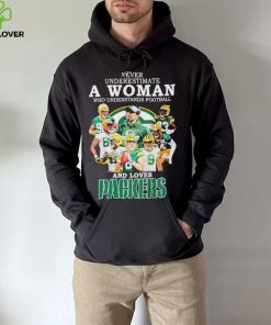 Never Underestimate A Woman Who Understand Football And Loves Packers Signatures Shirt 3 Never Underestimate A Woman Who Understand Football And Loves Packers Signatures Shirt