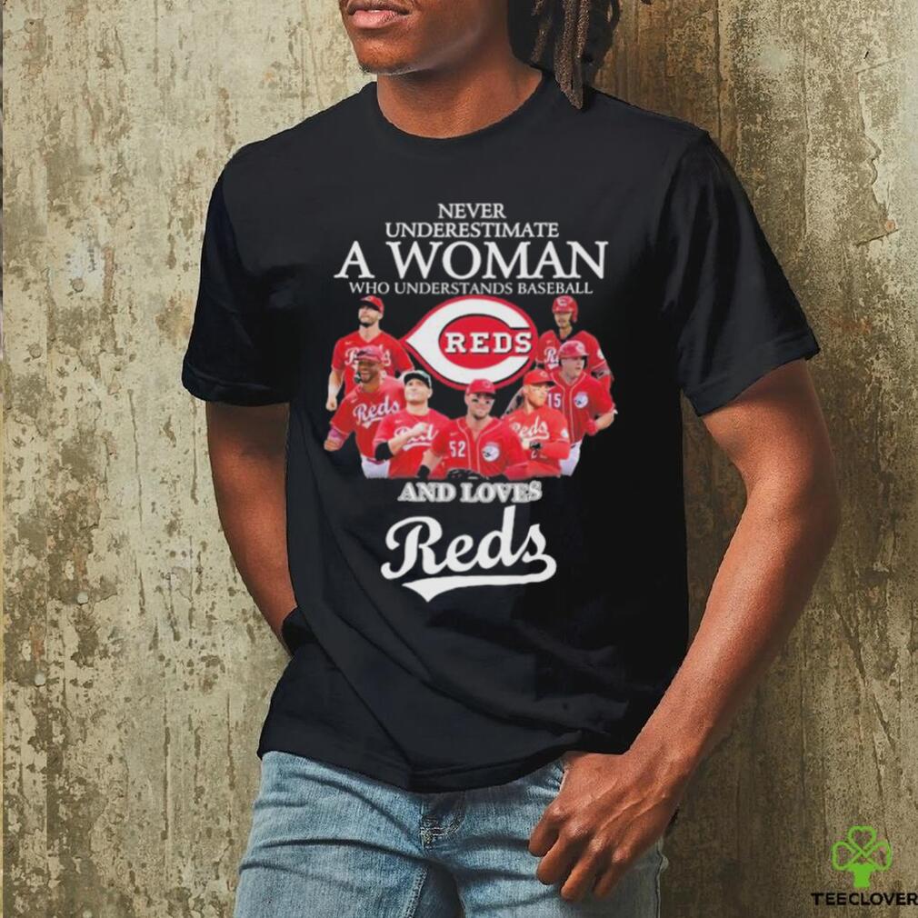 Never Underestimate A Woman Who Understands Baseball And Loves Cincinnati Reds 2023 Shirt Never Underestimate A Woman Who Understands Baseball And Loves Cincinnati Reds 2023 Shirt