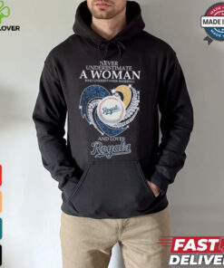 Never Underestimate A Woman Who Understands Baseball And Loves Kansas City Royals X Diamonds Shirt
