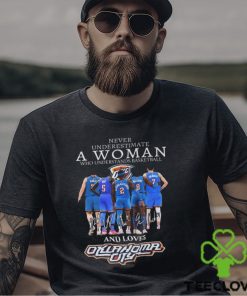 Never Underestimate A Woman Who Understands Basketball And Lover Oklahoma City Thunder T Shirt 1 Never Underestimate A Woman Who Understands Basketball And Lover Oklahoma City Thunder T Shirt