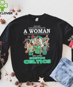 Never Underestimate A Woman Who Understands Basketball And Loves Boston Celtics 2022 Signatures Shirt