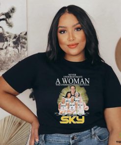 Never Underestimate A Woman Who Understands Basketball And Loves Chicago Sky T Shirt