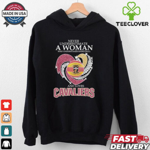 Never Underestimate A Woman Who Understands Basketball And Loves Cleveland Cavaliers shirt