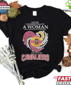 Never Underestimate A Woman Who Understands Basketball And Loves Cleveland Cavaliers shirt