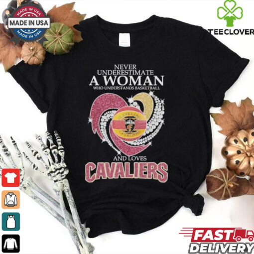 Never Underestimate A Woman Who Understands Basketball And Loves Cleveland Cavaliers shirt
