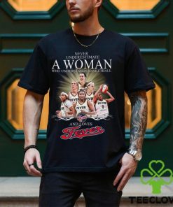 Never Underestimate A Woman Who Understands Basketball And Loves Fever Shirt