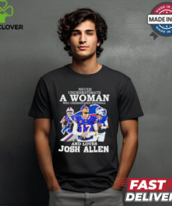 Never Underestimate A Woman Who Understands Football And Love Josh Allen Shirt