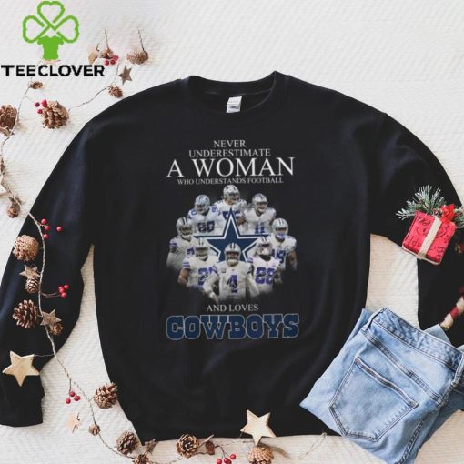 Never Underestimate A Woman Who Understands Football And Loves Cowboys hoodie, sweater, longsleeve, shirt v-neck, t-shirt