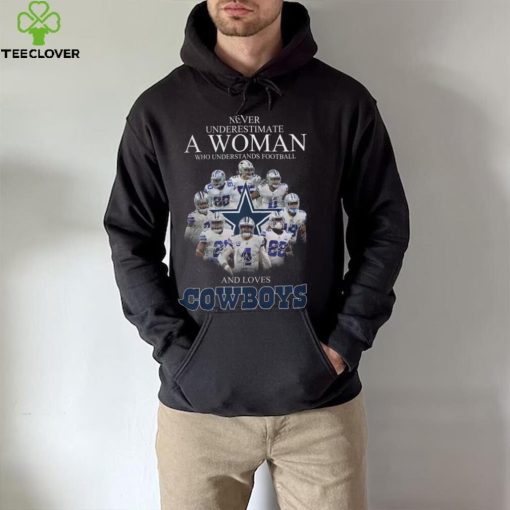 Never Underestimate A Woman Who Understands Football And Loves Cowboys hoodie, sweater, longsleeve, shirt v-neck, t-shirt