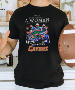 Never Underestimate A Woman Who Understands Football And Loves Florida Gators Shirt