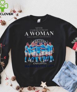 Never Underestimate A Woman Who Understands Football And Loves Manchester City 2023 Shirt