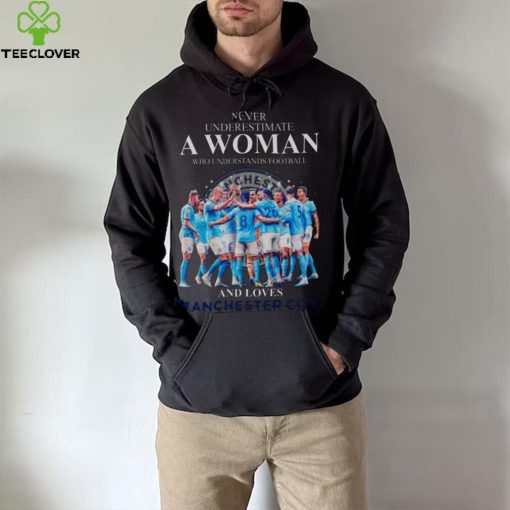 Never Underestimate A Woman Who Understands Football And Loves Manchester City 2023 Shirt