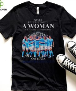 Never Underestimate A Woman Who Understands Football And Loves Manchester City 2023 Shirt