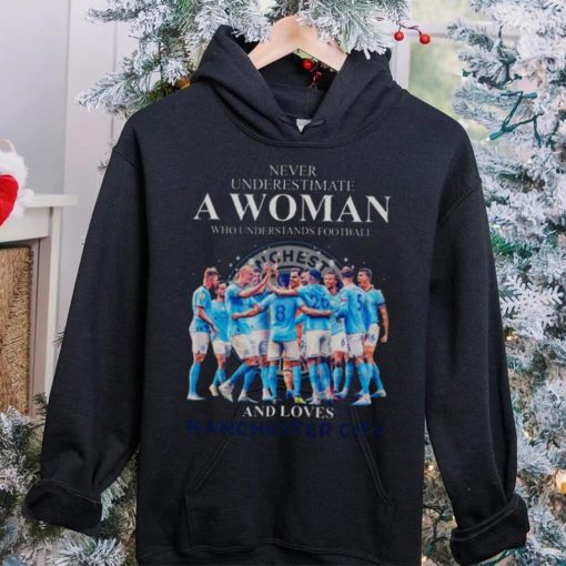 Never Underestimate A Woman Who Understands Football And Loves Manchester City 2023 Shirt