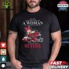 Never Underestimate A Woman Who Understands Football And Loves Nebraska Cornhuskers x Minnie Mouse T Shirt