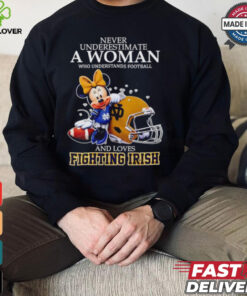 Never Underestimate A Woman Who Understands Football And Loves Notre Dame Fighting Irish x Mickey Mouse shirt 3 Never Underestimate A Woman Who Understands Football And Loves Notre Dame Fighting Irish x Mickey Mouse shirt