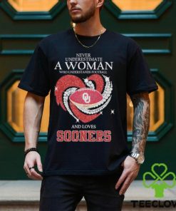 Never Underestimate A Woman Who Understands Football And Loves Sooners Shirt