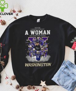 Never Underestimate A Woman Who Understands Football And Loves Washington Shirt