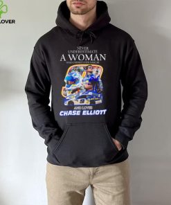 Never Underestimate A Woman Who Understands Nascar And Loves Chase Elliott 2022 Shirt
