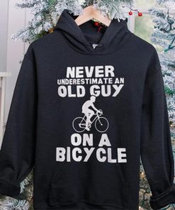 Never Underestimate An Old Guy On A Bicycle Gift Shirt