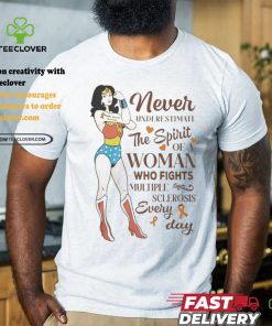 Never Underestimate The Spirit Of A Woman Who Fights Multiple Sclerosis Every Day Shirt 2 Never Underestimate The Spirit Of A Woman Who Fights Multiple Sclerosis Every Day Shirt