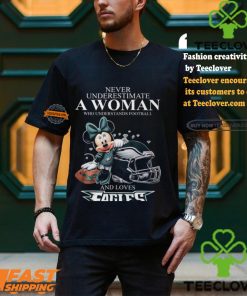 Never Underestimate Who Understand Football And Love Eagles Shirt