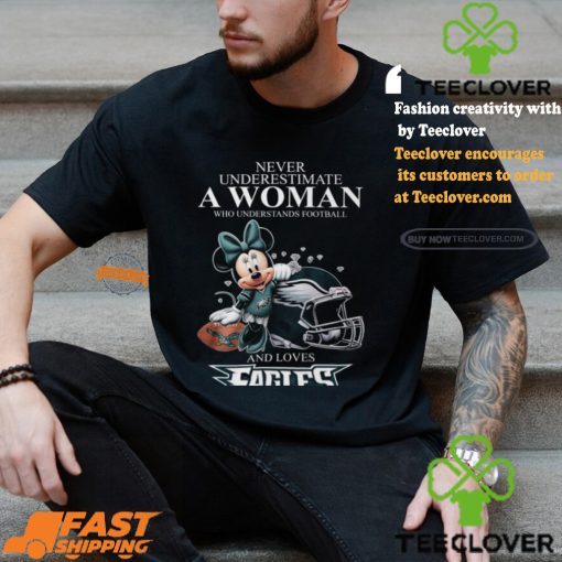 Never Underestimate Who Understand Football And Love Eagles Shirt