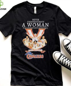 Never Underestimate a Women who understands basketball and love Virginia Cavaliers Shirt hoodie, sweater, longsleeve, shirt v-neck, t-shirt