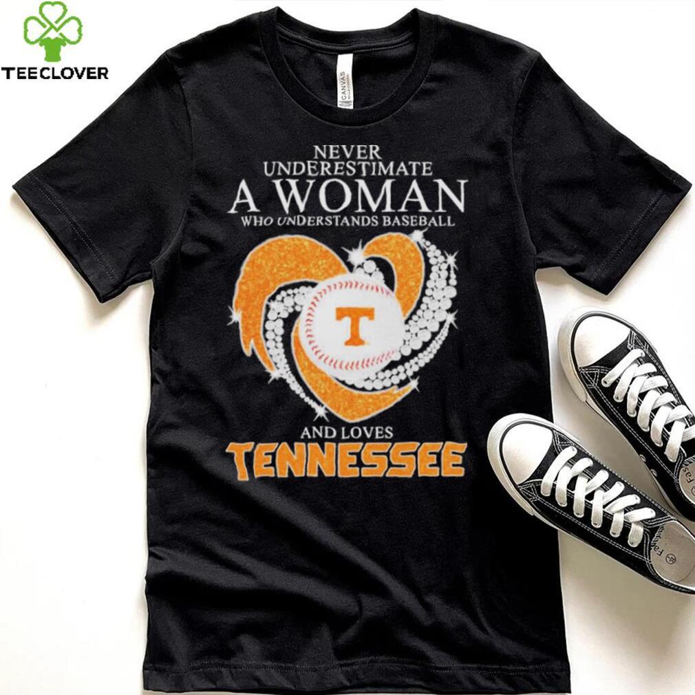 Never Underestimate a woman who understands baseball and loves Tennessee Vols 2024 National Champions heart diamond shirt Never Underestimate a woman who understands baseball and loves Tennessee Vols 2024 National Champions heart diamond shirt