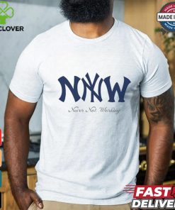 Never not working New York Yankees logo shirt