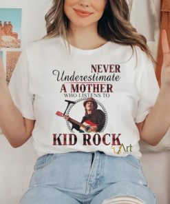 Never underestimate A Mother Who Listens To Kid Rock Plaid 2023 T Shirt