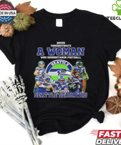 Never underestimate a woman who understand football and loves Seattle Seahawks shirt 3 Never underestimate a woman who understand football and loves Seattle Seahawks shirt
