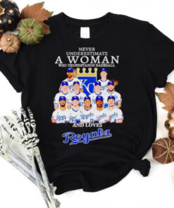 Never underestimate a woman who understands baseball and loves Royals team hoodie, sweater, longsleeve, shirt v-neck, t-shirt