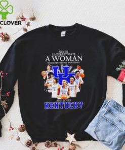 Never underestimate a woman who understands basketball and loves Kentucky T Shirt 4 Never underestimate a woman who understands basketball and loves Kentucky T Shirt
