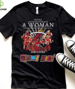 Never underestimate a woman who understands basketball and loves miami heat 2024 hoodie, sweater, longsleeve, shirt v-neck, t-shirt