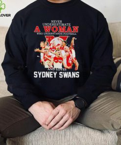 Never underestimate a woman who understands football and loves Sydney Swans 2022 shirt