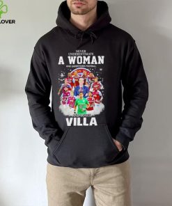 Never underestimate a woman who understands football and loves Villa signatures shirt 5 Never underestimate a woman who understands football and loves Villa signatures shirt